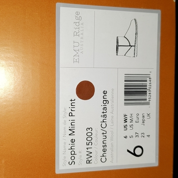 Emu Ridge Australia women's Sophie boots size 6 - Picture 2 of 4